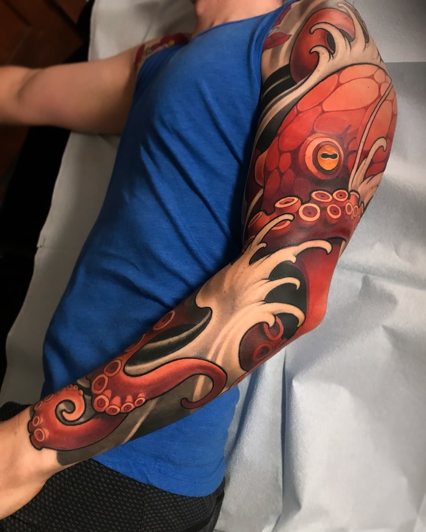 Octopus Sleeve Detail
