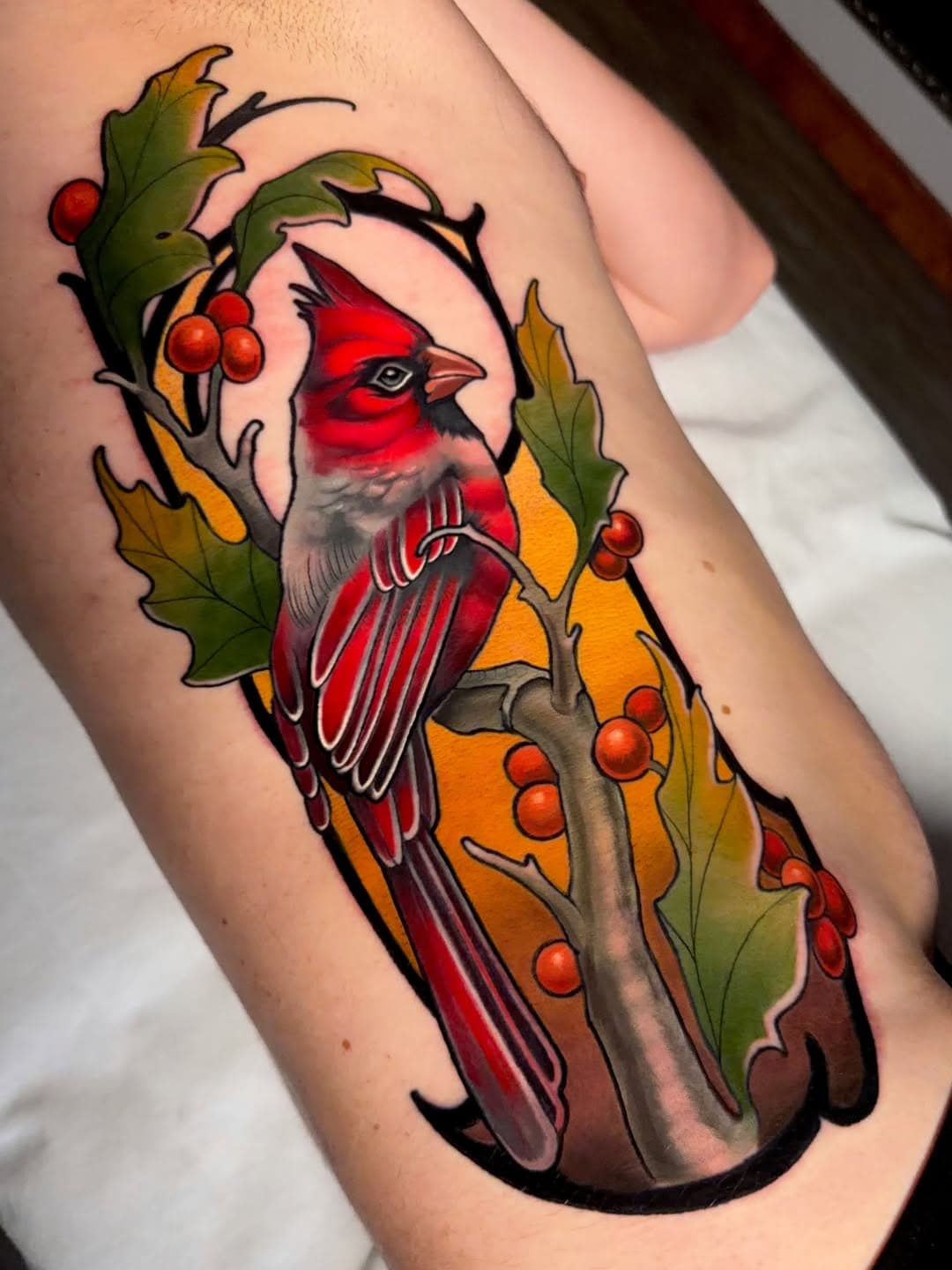 Red Bird Flash Piece